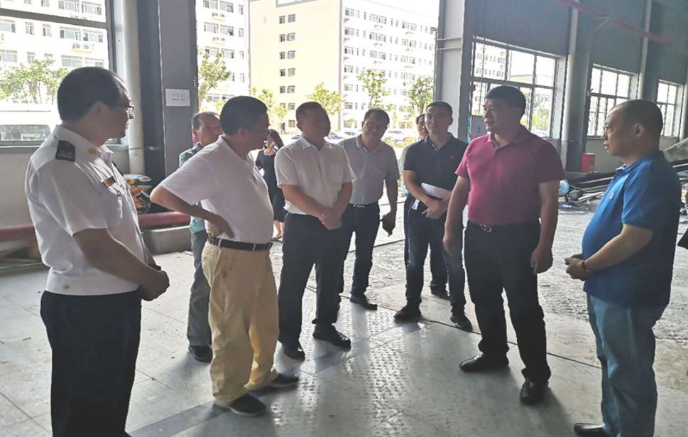 福清市常务副市长一行辅导 光临J9集团新资料科技工业园调研领导